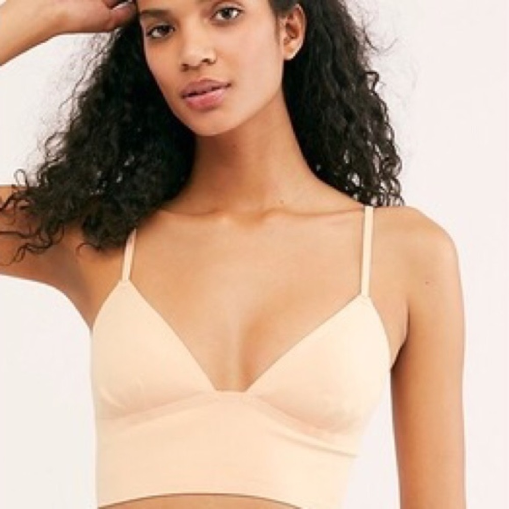 Free People Bra Bralette Light Peach Belle of George Size XS - NEW with Tags